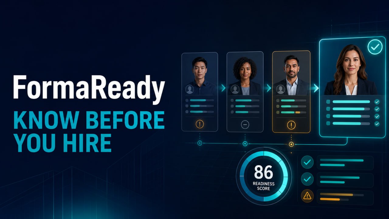 FormaReady Launches Candidate Readiness Assessment — Know Before You Hire